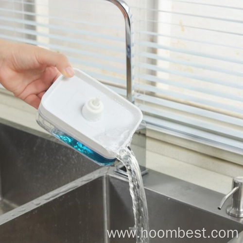 Soap Dispenser for Kitchen and Sponge Holder